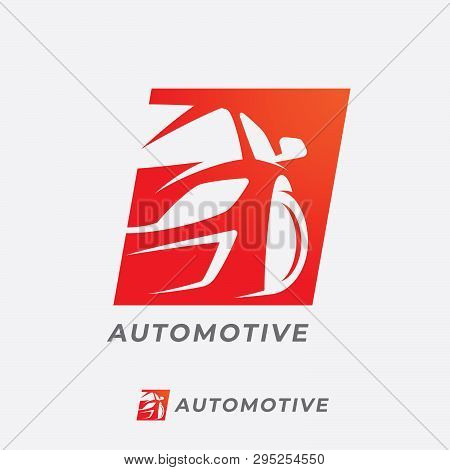 Abstract Qutomotive Car Sign For Your Project