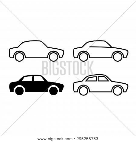 Side View Car Icon For Your Project
