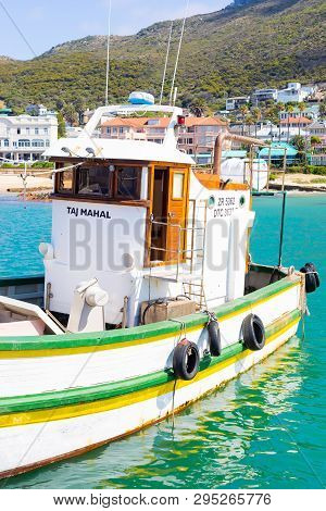 Small Fishing Boats In Kalk Bay Harbour