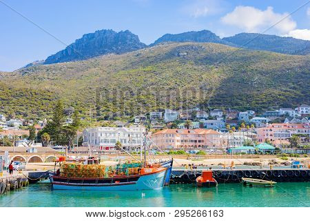 Small Fishing Boats In Kalk Bay Harbour