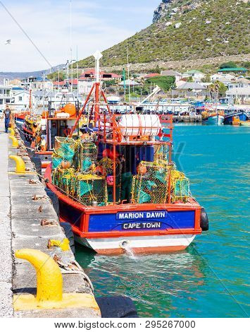 Small Fishing Boats In Kalk Bay Harbour
