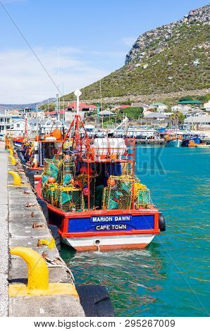 Small Fishing Boats In Kalk Bay Harbour
