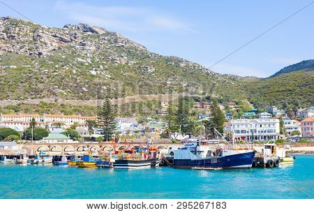 Small Fishing Boats In Kalk Bay Harbour
