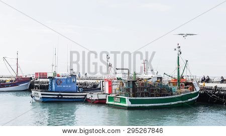Small Fishing Boats In Kalk Bay Harbour