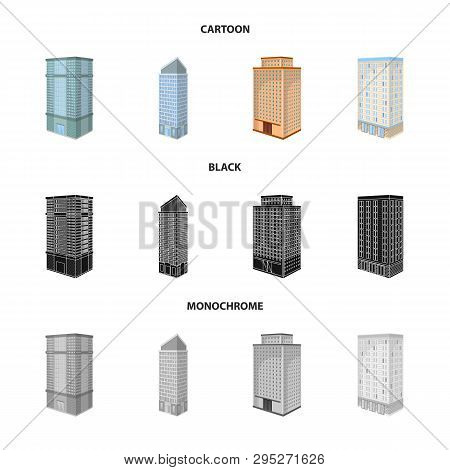Vector Design Of Construction And Building Sign. Set Of Construction And Estate Stock Vector Illustr