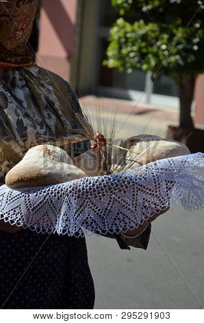 Folk Of Sardinia, Detail Of A Traditional Sardinian Costume