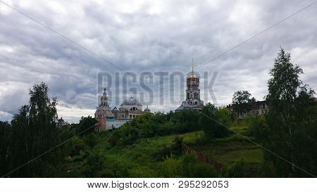 View On Novotorgsky Borisoglebsky Monastery In Torzhok. It Is A Town In Tver Oblast, Russia, Located