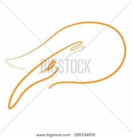 Fox Symbol, Sign Or Logo Template. Creative Silhouette Modern Simple Design Concept Of Willy Wild An