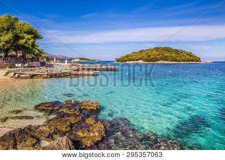 Ksamil -  Butrint National Park, Sarande, Southern Albania, Europe