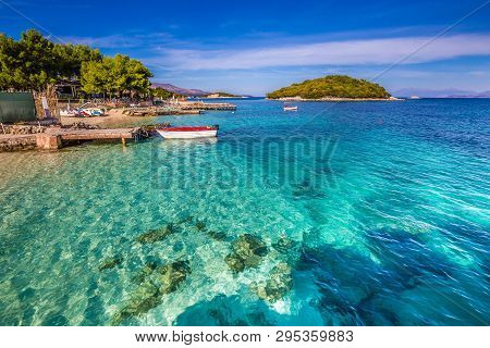 Ksamil -  Butrint National Park, Sarande, Southern Albania, Europe