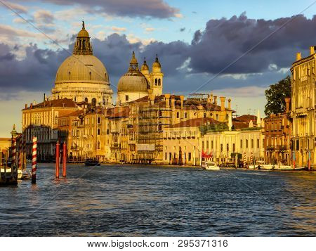 Beautiful photo of Venice Italy. Canal and architecture.