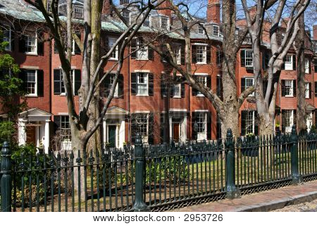 Boston brownstone