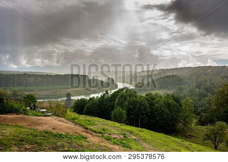 Lighthouse On The Ugra In Nikola-lenivets, Russia