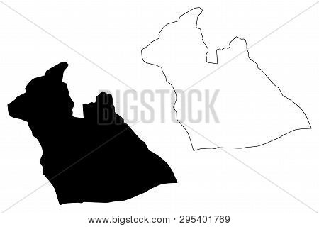 Laghouat Province (provinces Of Algeria, Peoples Democratic Republic Of Algeria) Map Vector Illustra