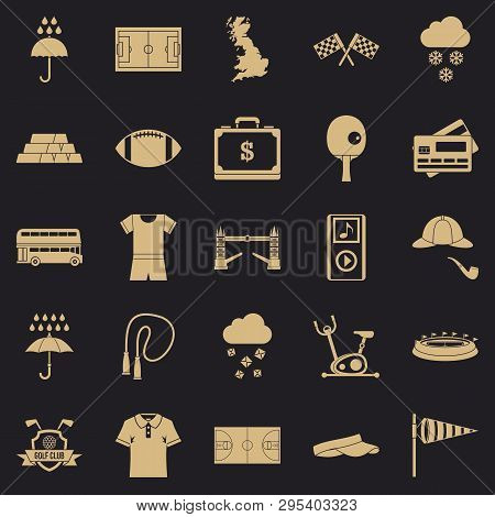 Athletic Behavior Icons Set. Simple Set Of 25 Athletic Behavior Vector Icons For Web For Any Design