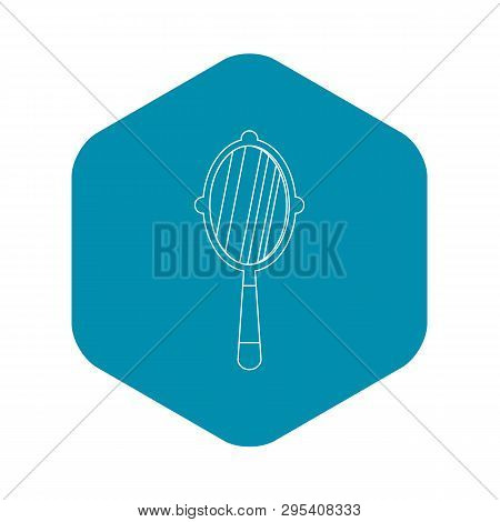 Hand Mirror Icon. Outline Illustration Of Hand Mirror Vector Icon For Web