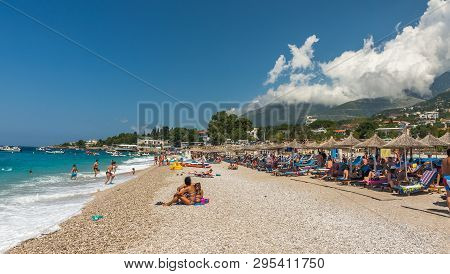 Beach And Sea At The Resort Dhermi, Albania