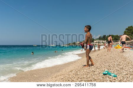 Beach And Sea At The Resort Dhermi, Albania