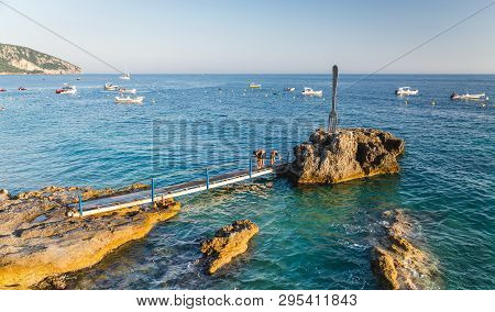 Azure Sea In Dhermi, Albania