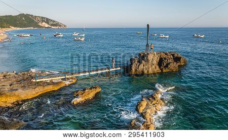 Azure Sea In Dhermi, Albania