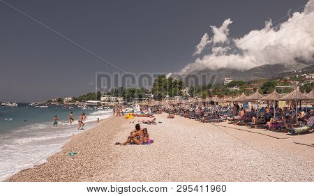 Beach And Sea At The Resort Dhermi, Albania