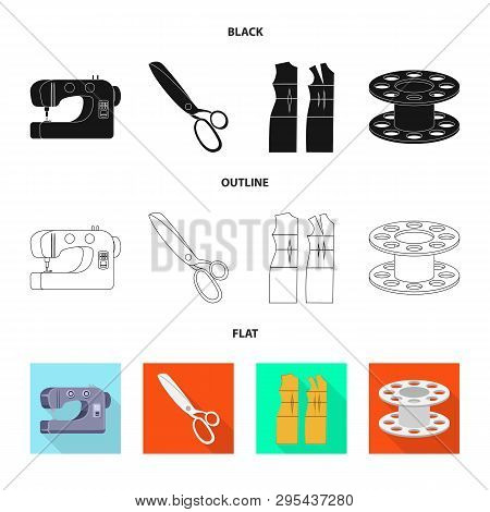 Vector Design Of Craft And Handcraft Symbol. Set Of Craft And Industry Stock Symbol For Web.