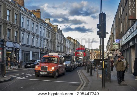 Urban Development. A Street View Of The Architectural Development In Progress Near Liverpool Street