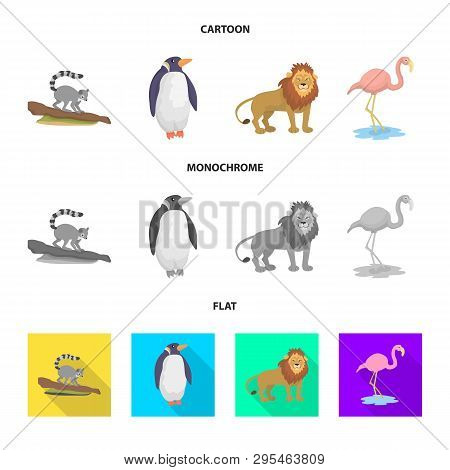 Vector Design Of Nature  And Fun  Icon. Set Of Nature  And Entertainment Vector Icon For Stock.