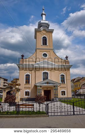 Scenic View Of Ukrainian Orthodox Church In Sighet, Maramures, Romania
