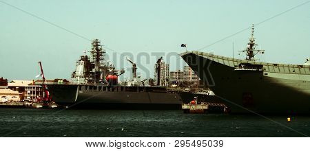 Sidney, Australia,march 2019, Army Harbor On A Sunny Day