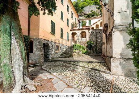 Ancient Village Albogasio Oria, Is Part Of The Municipality Of Valsolda, In The Province Of Como, Lo