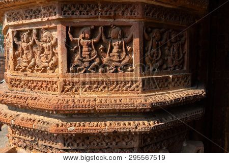 Famous Terracotta (fired Clay Of A Brownish-red Colour, Used As Ornamental Building Material) Relief