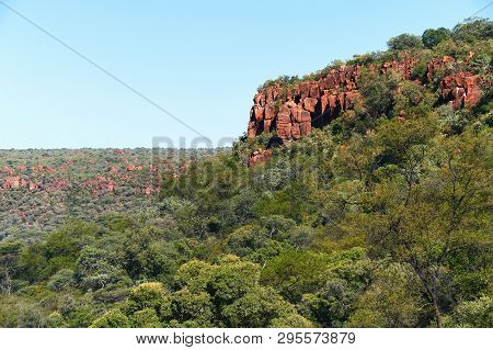 The Wonderful  Waterberg Plateau In Namibia Rises Two Hundred Meters From The Surrounding Plains.
