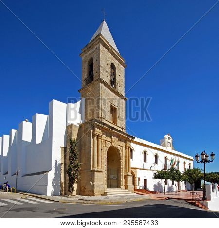 Conil De La Frontera, Spain - September 14, 2008 - Saint Catherine Of Alexandria Church, Conil De La