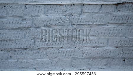 Gray Brick Wall For Design Or Texture