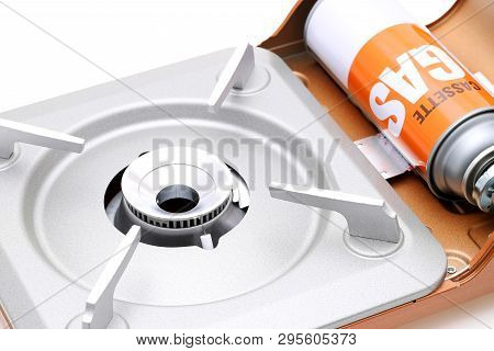 Close Up Of Clean New Kitchen Gas Stove