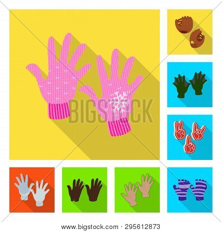 Vector Design Of Own And Textile Sign. Set Of Own And Safety Vector Icon For Stock.