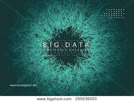 Big Data Background. Technology For Visualization, Artificial Intelligence, Deep Learning And Quantu