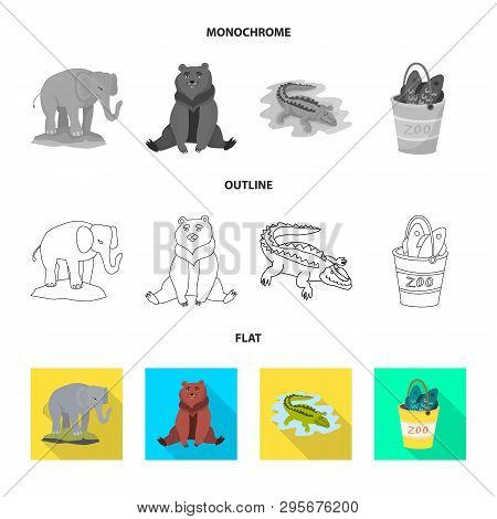 Isolated Object Of Nature  And Fun  Icon. Set Of Nature  And Entertainment Stock Vector Illustration