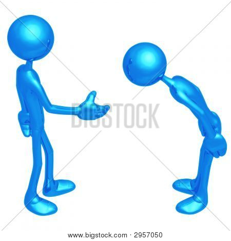 Stretta di mano Bow