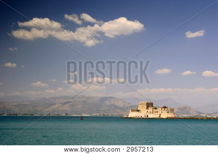 ฮาร์เบอร์ Nafplion ป้อม กรีซ