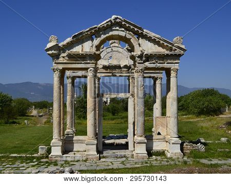 The Amphitheater Of Aphrodisias Of Caria, Turkey