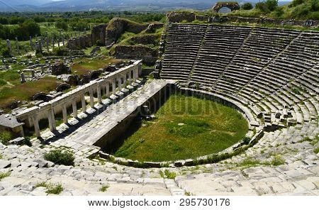 The Amphitheater Of Aphrodisias Of Caria, Turkey
