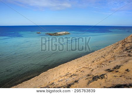 Eagle Bluff Features A Spectacularly High Cliff That Overlooks The Denham Sound Near Shark Bay Weste
