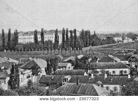 Město Nežin, Ústavu historie a filologie. Gravírování do Raševskij. Zveřejněno v časopise 