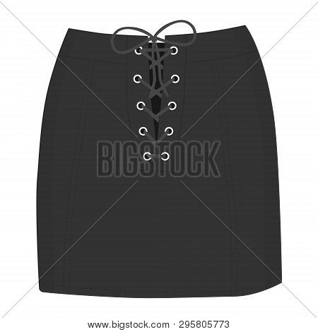 Skirt Template, Design Fashion Woman Illustration - Women Skirt