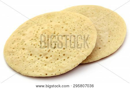 Pancake Locally Named As Chitoi Pitha In Bangladesh Over White Background