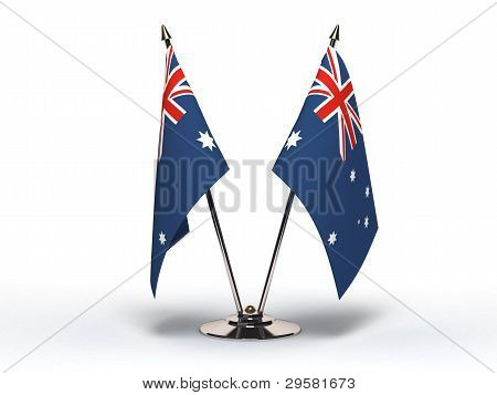 Miniature Flag Of Australia (isoleret)