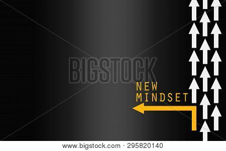 New Midset With Turning Arrow, 3d, Rendering