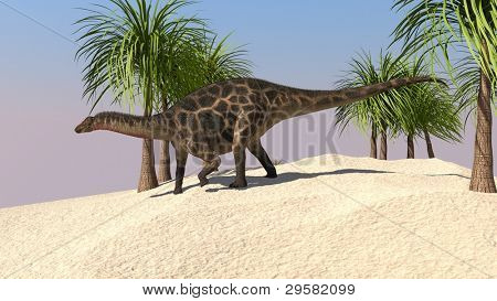 dicraeosaurus ในป่า
